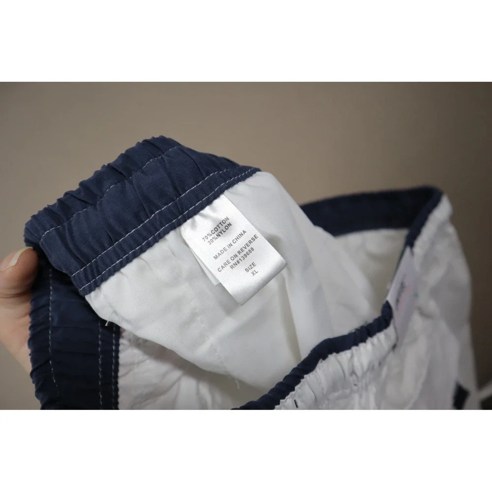 Univibe Big Boys Stonedale Cotton Nylon Pull-on Cargo Shorts - White‎ - Size XL